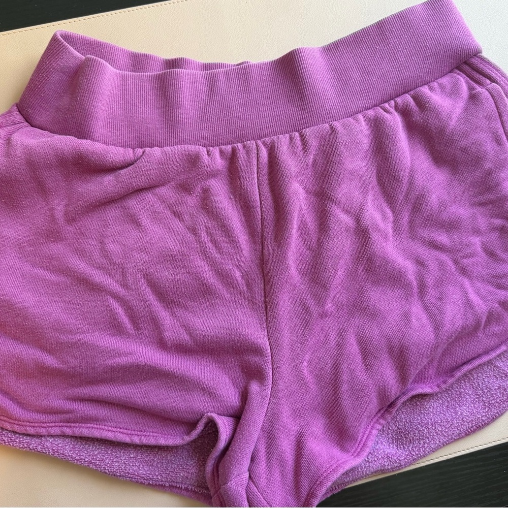 Victoria's Secret On Point Cozy Lounge Shorts Pink Women's Small Y2K Athleisure